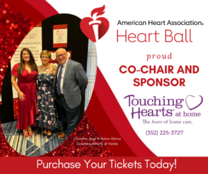 Home Care Gainesville FL - Touching Hearts at Home Co-Chairs and Sponsors 2023 Heart Ball to Benefit the American Heart Association