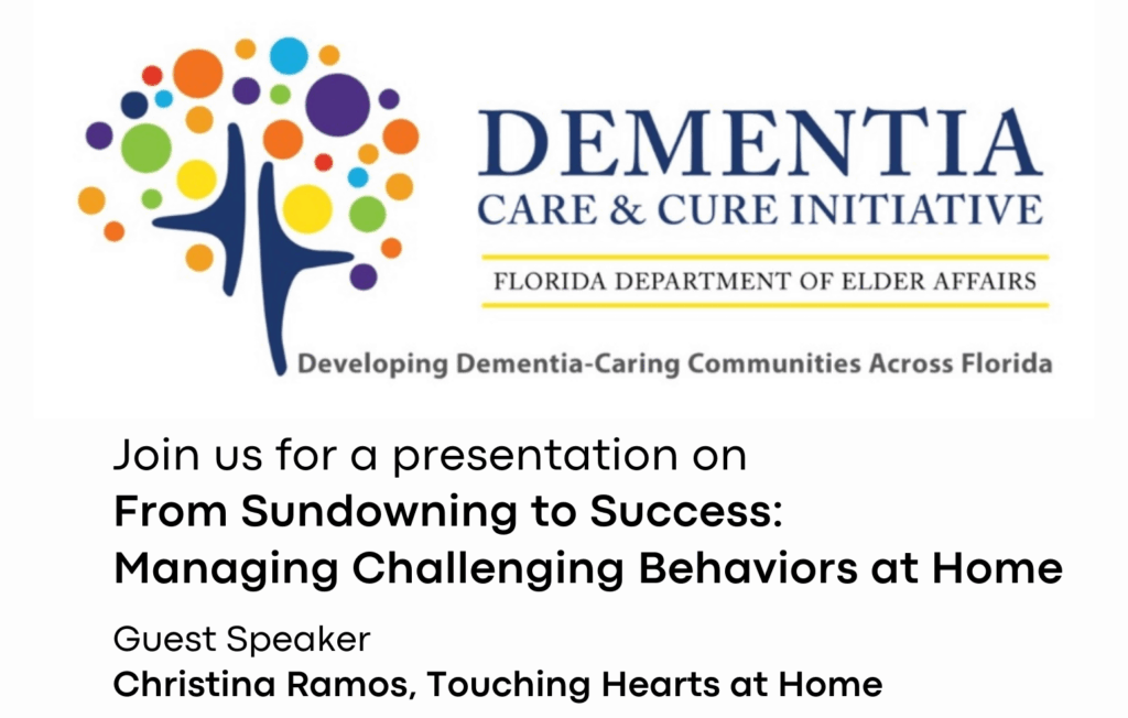 Alzheimer's Care Gainesville, FL - From Sundowning to Success: Dementia Care Tools for Families with Guest Speaker Christina Ramos