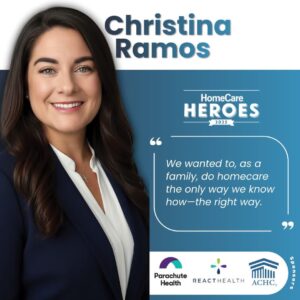 Home Care Gainesville, FL - Touching Hearts at Home Executive Director Recognized as a National HomeCare Hero