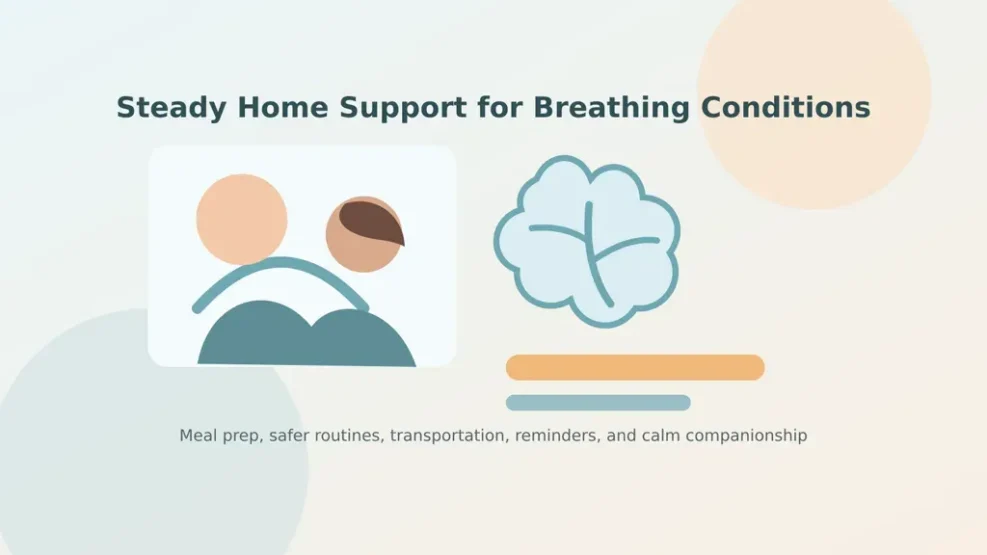 Non-medical in-home care support for seniors with asthma or COPD in Aurora